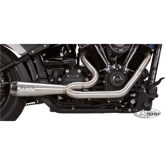 Harley-Davidson® TBR Raw Finish, 2-into-1 with Carbon Fiber end cap