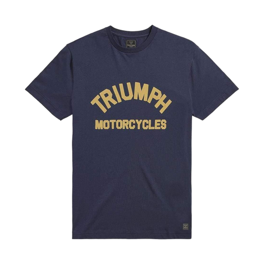 Triumph Burnham Arch Logo T-Shirt - Navy