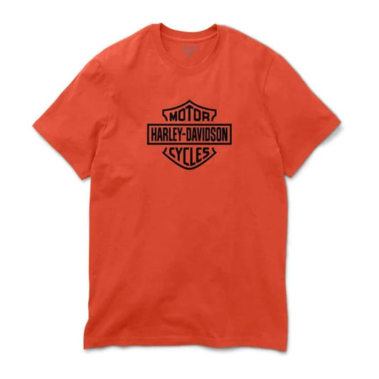 Harley-Davidson® Men's H-D Standard Bar & Shield Tee - Vintage Orange