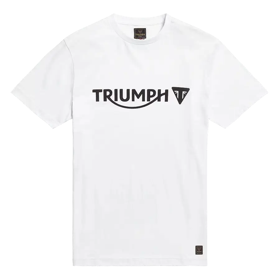 Triumph Cartmel Logo Tee White