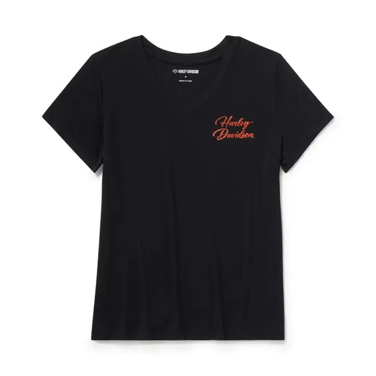 Harley-Davidson® Women's Essential Bling V Neck Tee