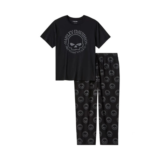 Harley-Davidson Men's Willie G Skull Pyjama Set