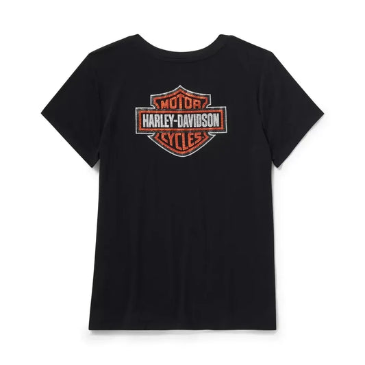 Harley-Davidson® Women's Essential Bling V Neck Tee