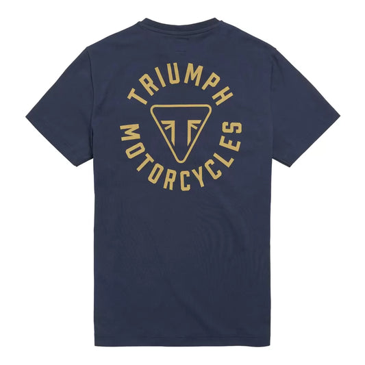 Triumph Newlyn Back Print Pocket T-Shirt - Navy