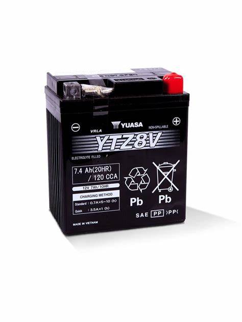 Yamaha Battery ASSY YU-YTZ8V (WC)