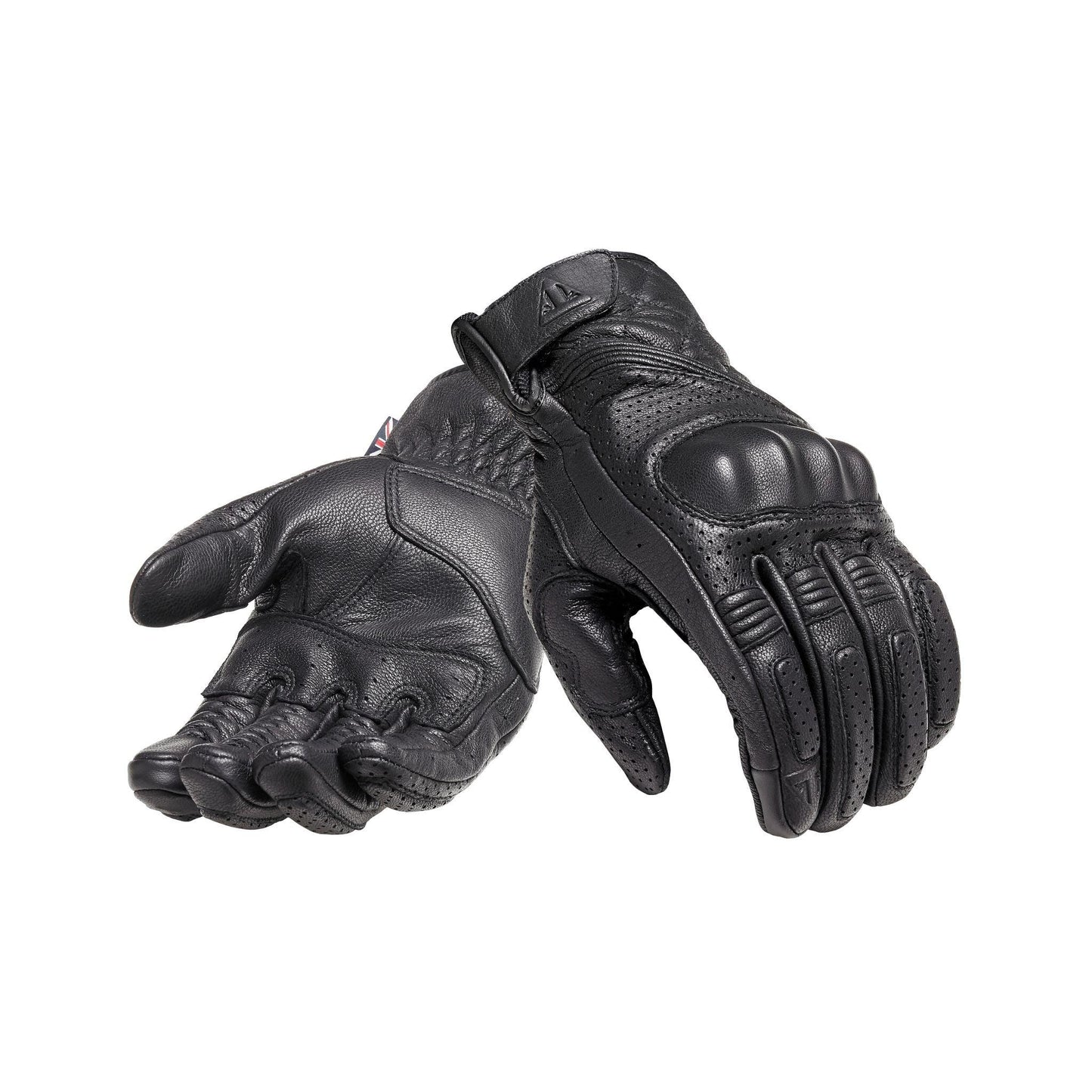 Triumph Harleston Black Leather Gloves - LIND