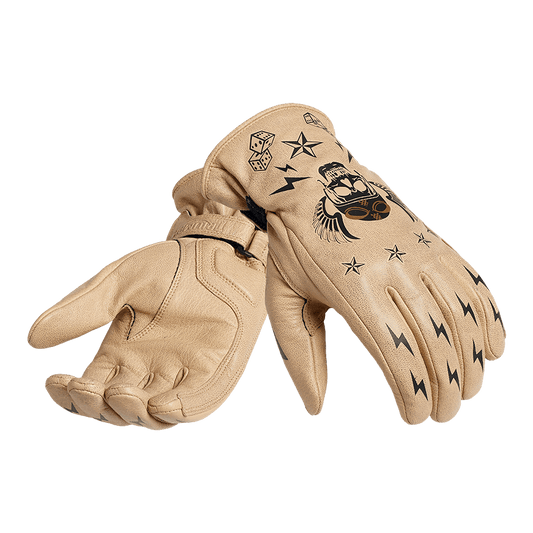 Triumph Reckless Natural Leather Glove - LIND