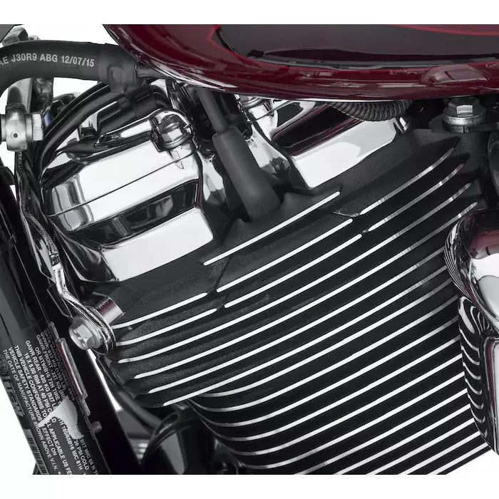 Harley-Davidson® Finned Spark Plug Covers - Black
