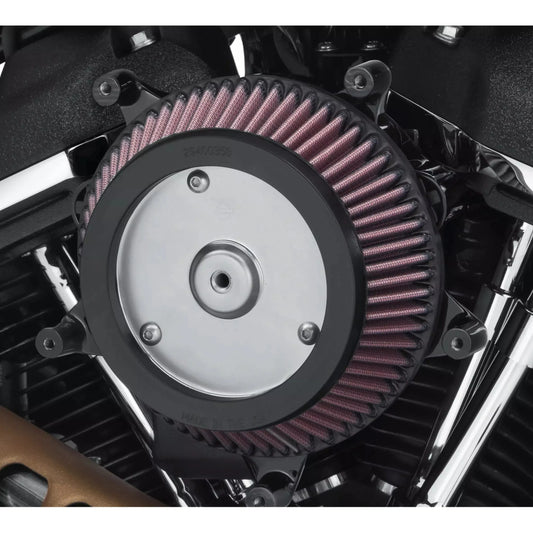 Harley-Davidson® Screamin’ Eagle Round High-Flow Air Cleaner - Perimeter Bolt