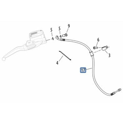Harley-Davidson® 2018-later Softail Upper Brake Line