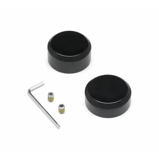 Harley Davidson® Rear Axle Nut Covers-Black