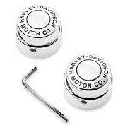 Harley-Davidson® H-D Motor Co. Front Axle Nut Covers