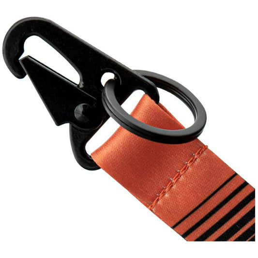 Harley-Davidson® Bold H-D Text Black Wrist Strap Key Chain