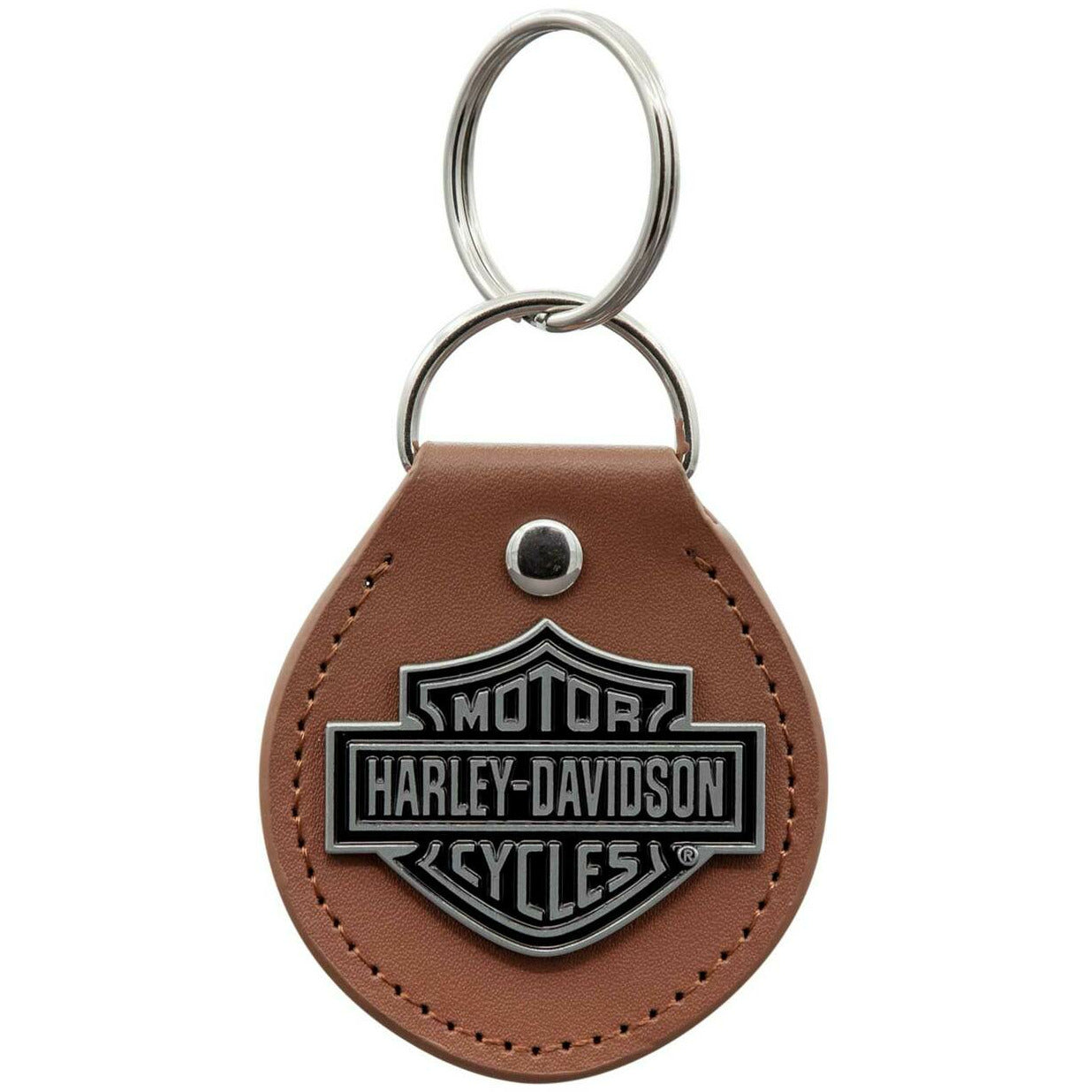 Harley-Davidson® Classic Bar & Shield Logo Vinyl Fob Key Chain
