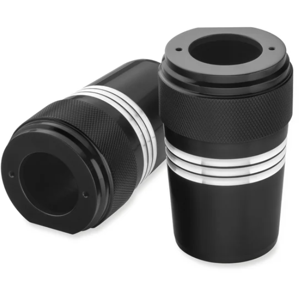 Harley Davidson 39mm Fork Slider Drain Screw Plugs – Polished Stainless Steel, Fits 1984-2013 Models