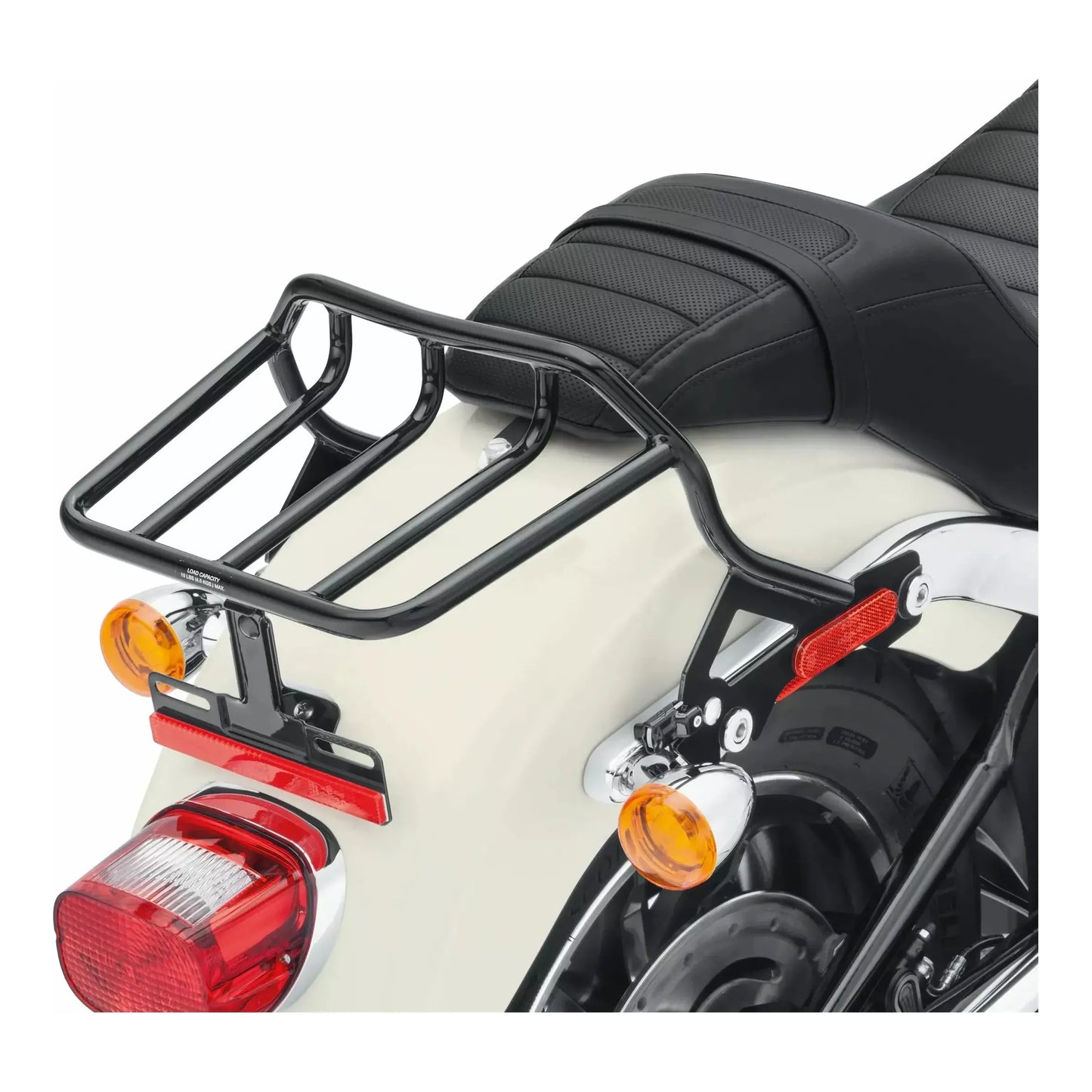 Harley-Davidson® HoldFast Two-Up Luggage Rack - Gloss Black