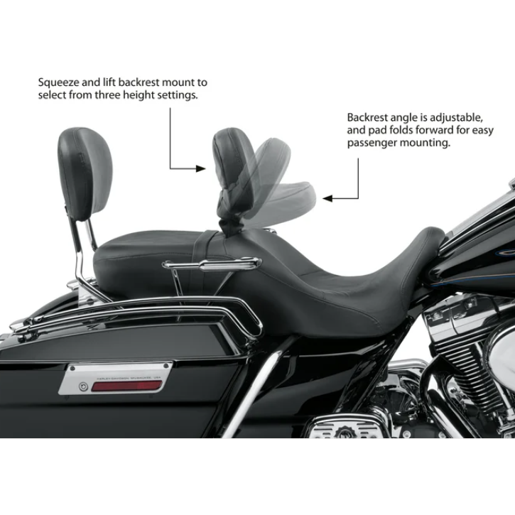 Harley davidson road king deals passenger backrest