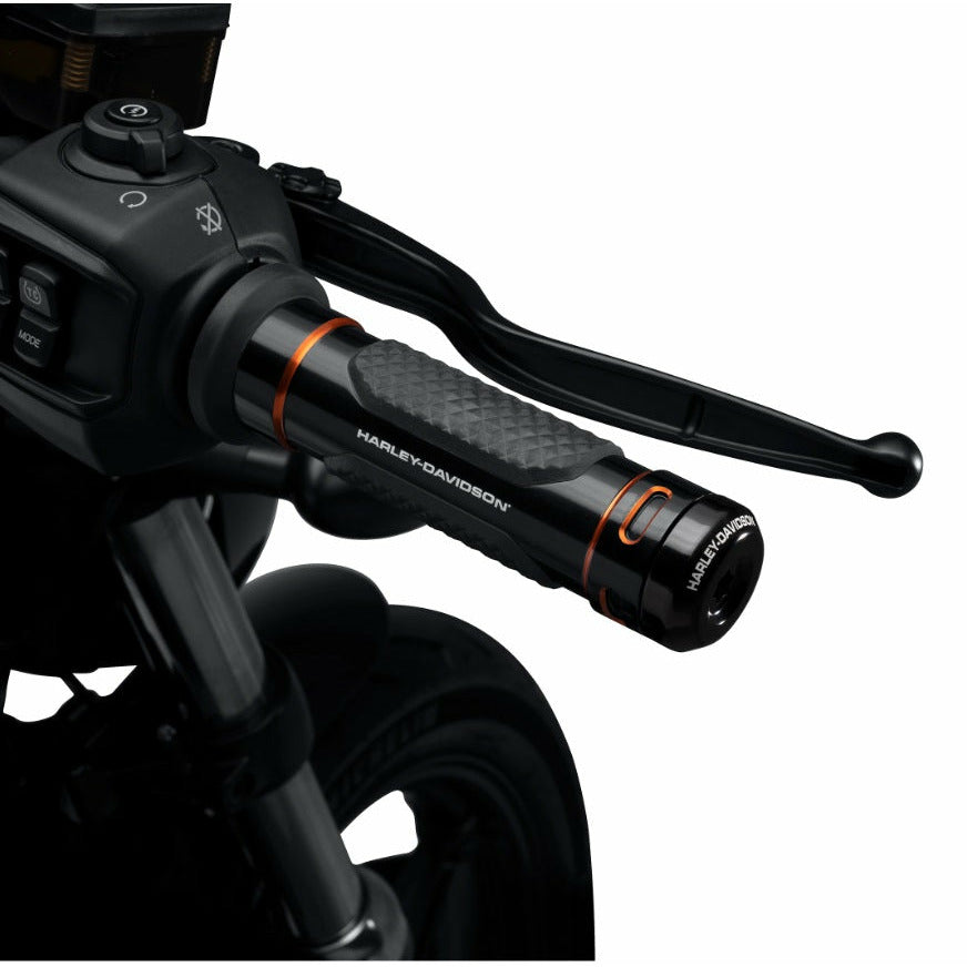 Harley-Davidson® Adversary Hand Grip End Caps - Black