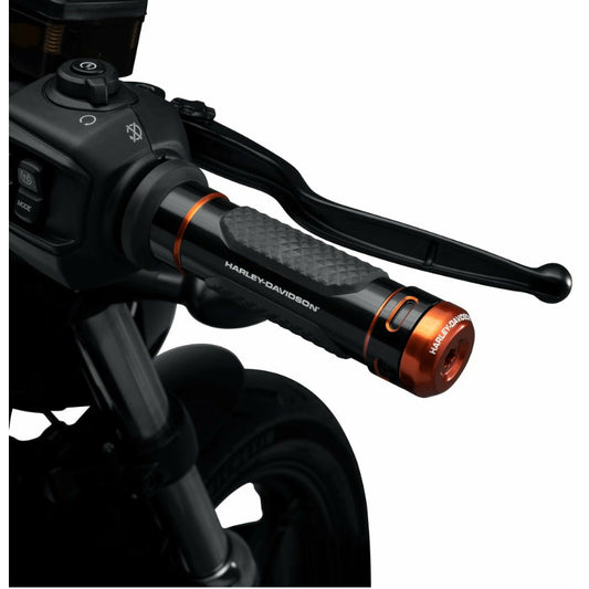 Harley-Davidson® Adversary Hand Grip End Caps - Orange