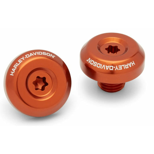 Harley-Davidson® Adversary Hand Grip End Caps - Orange