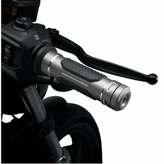 Harley-Davidson® Adversary Hand Grip End Caps - Silver