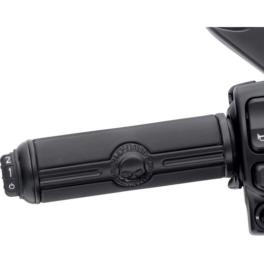 Harley-Davidson® Willie G Skull Heated Hand Grips