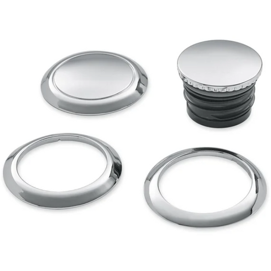 Harley-Davidson® Flush-Mount Fuel Cap and Left Side Tank Cap Kit