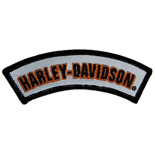 Harley-Davidson® 4 inch Reflective Embroidered Rocker H-D Emblem
