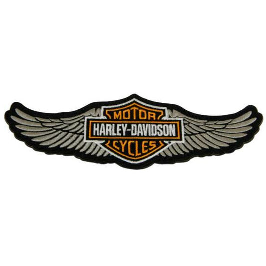 Harley-Davidson® 8 in. Embroidered Winged Bar & Shield Logo Emblem