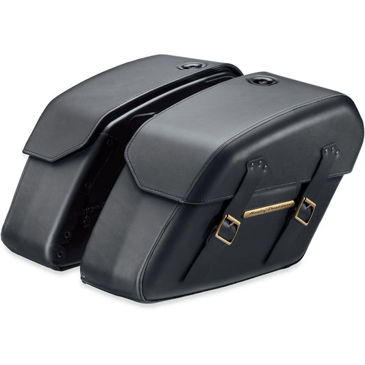 Harley-Davidson® H-D Detachables Saddlebags – Brass Trim