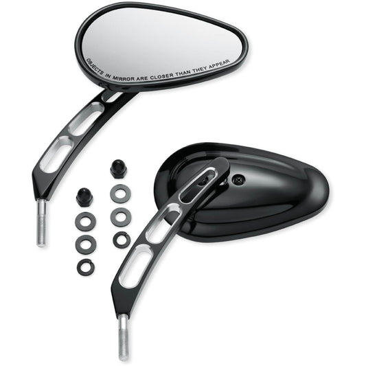 Harley-Davidson® Edge Cut Stem Mirrors