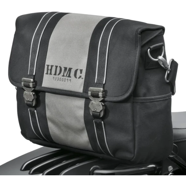 Harley-Davidson® HDMC Messenger Bag - Black/Silver