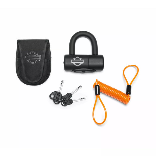 Harley-Davidson® Black on Black Disk Lock