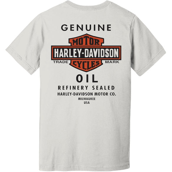Harley-Davidson® Cloud Dancer Men's Oil Can Tee