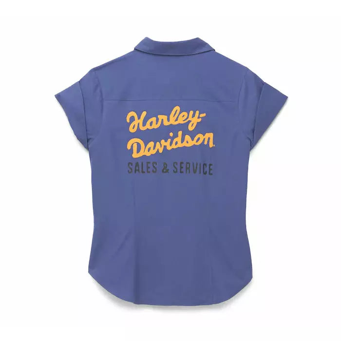 Harley Davidson® Women's Final Lap Chainstitch Shirt