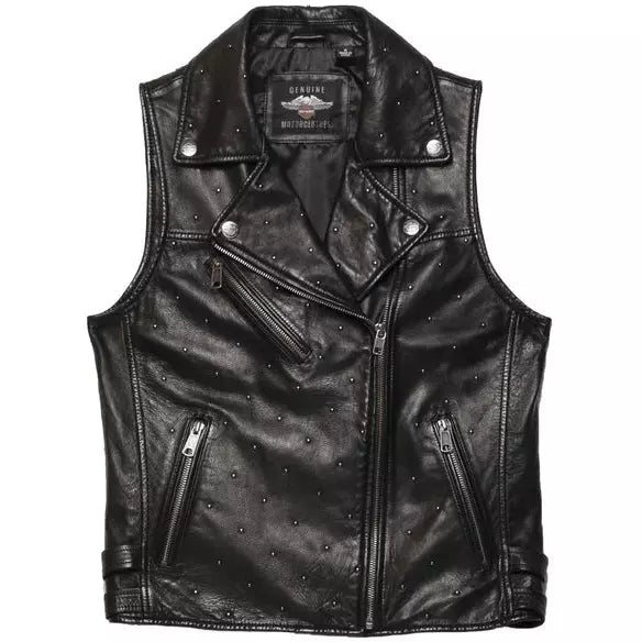 Harley Davidson® Women's Celebration Embellished Leather Vest