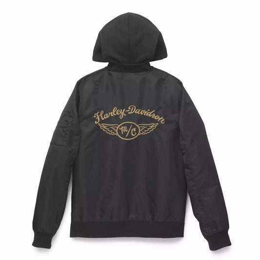 Harley-Davidson® Women's Antique Street Hooded Bomber Jacket