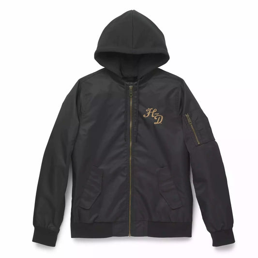 Harley-Davidson® Women's Antique Street Hooded Bomber Jacket