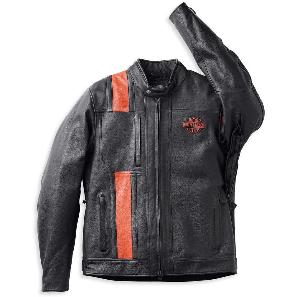 Harley-Davidson® Men's Hwy-100 Waterproof Leather Jacket – CE