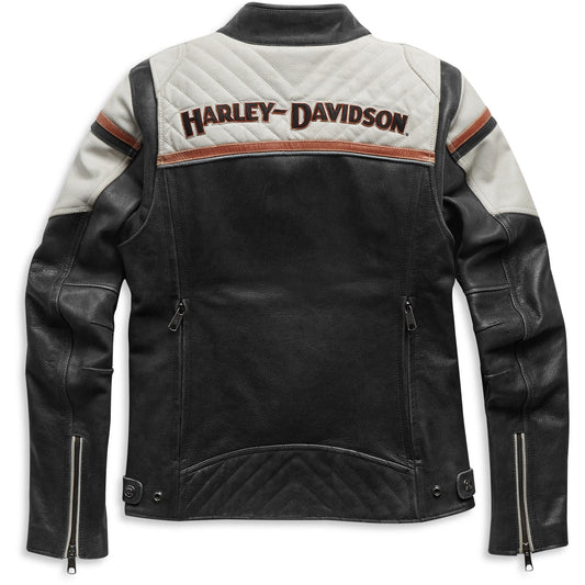 Harley-Davidson® Women's H-D Triple Vent Miss Enthusiast II Leather Jacket