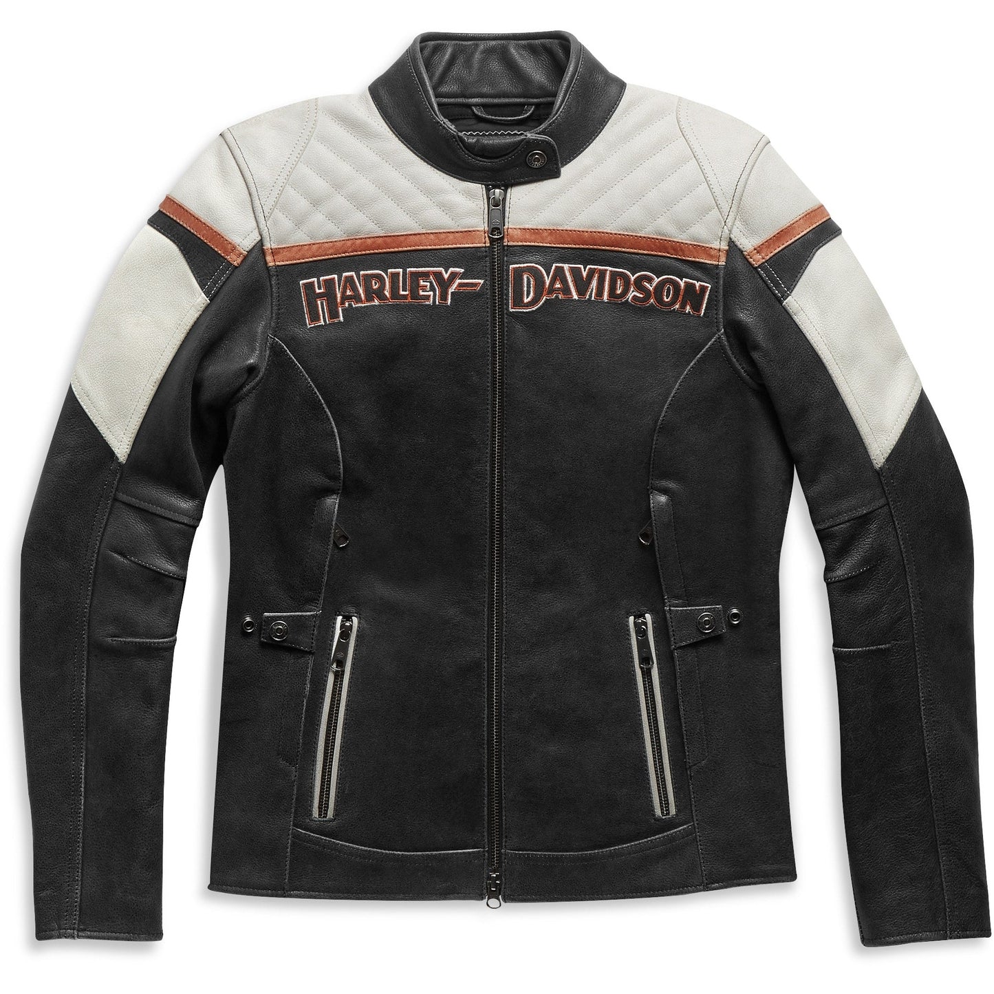 Harley-Davidson® Women's H-D Triple Vent Miss Enthusiast II Leather Jacket