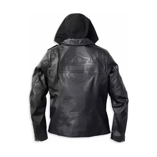 Harley-Davidson women´s Leather Jacket Potomac 3-in-1 black