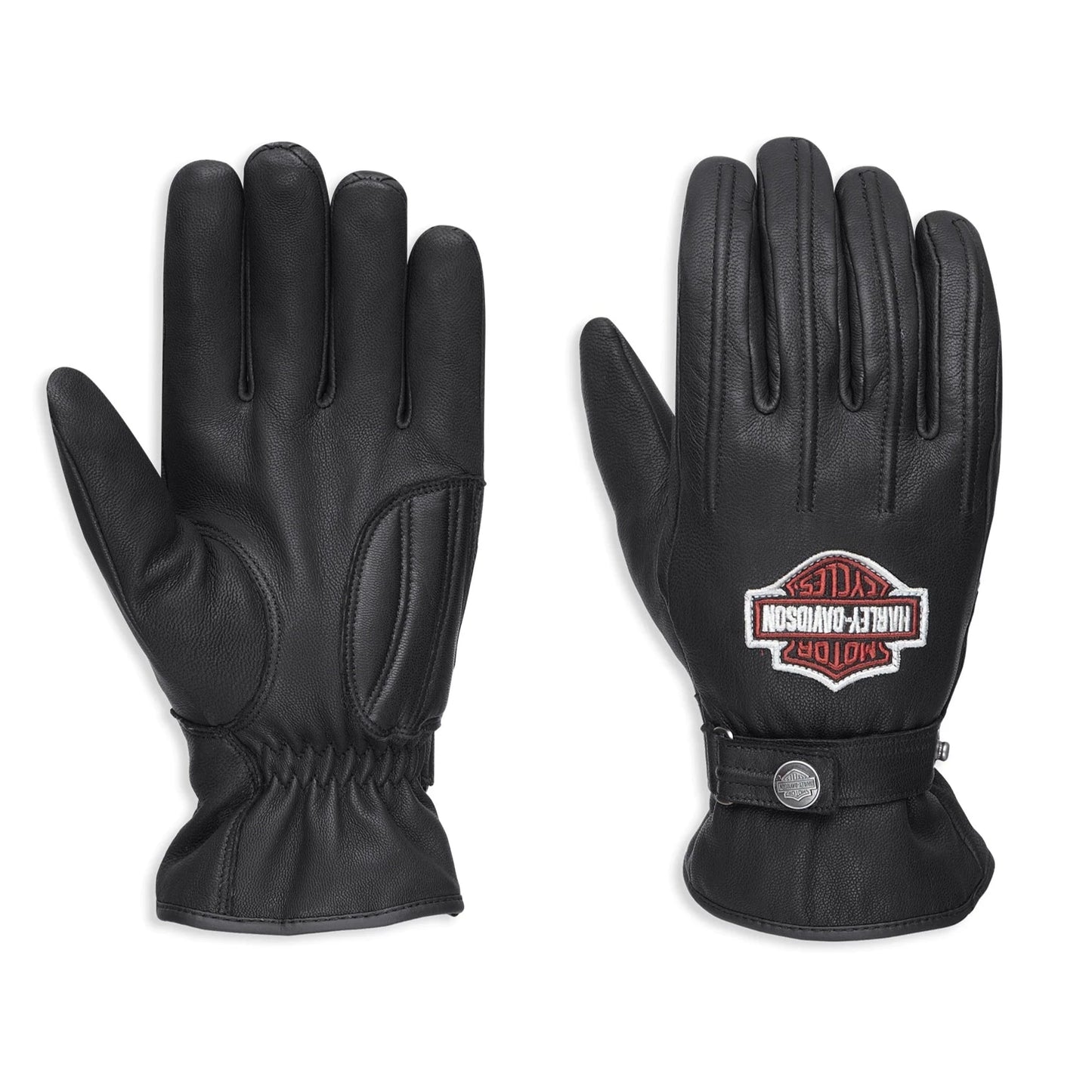Harley-Davidson® Enthusiast Leather Motorcycle Gloves