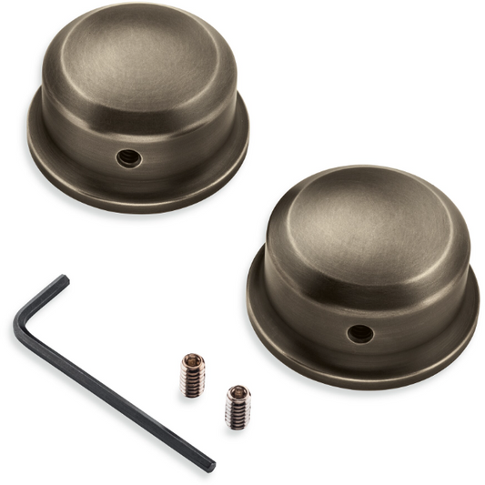 Harley-Davidson® Brass Swingarm Pivot Bolt Covers