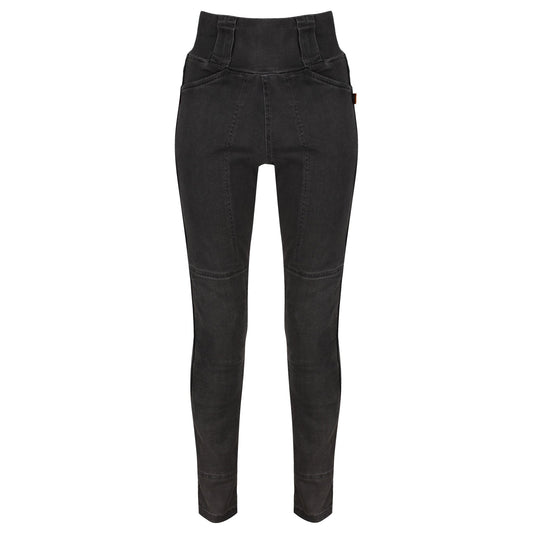 MotoGirl® Melissa Grey Jean Jeggings