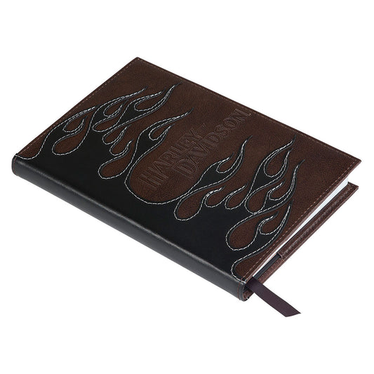 Harley-Davidson® Leather Flames Journal Cover