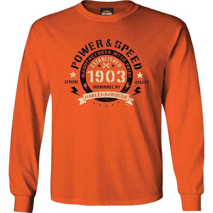 Harley-Davidson® Men's "1903 Label" Guildford H-D Long Sleeve Dealer T-Shirt