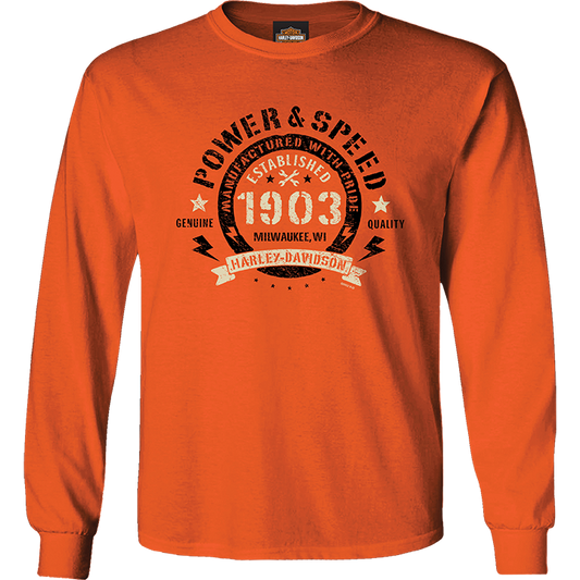 Harley-Davidson® Men's "1903 Label" Guildford H-D Long Sleeve Dealer T-Shirt