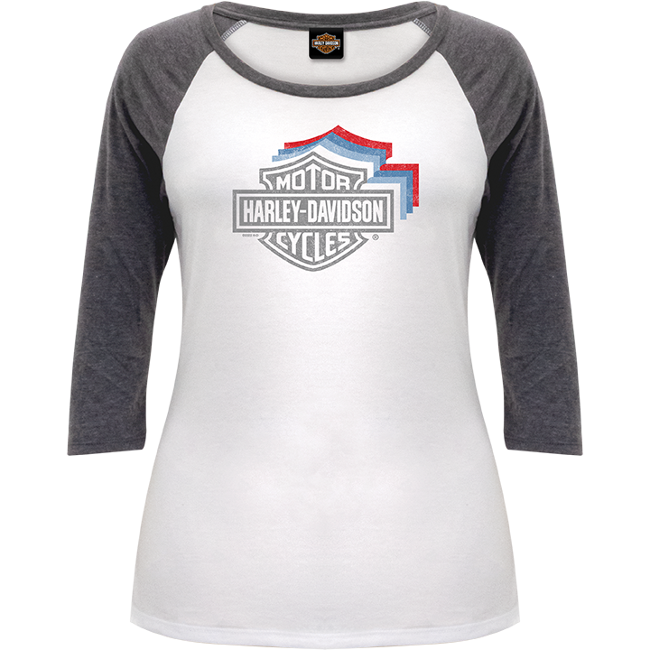 Harley-Davidson® Woman’s "Color Stack" Guildford H-D Dealer T-Shirt