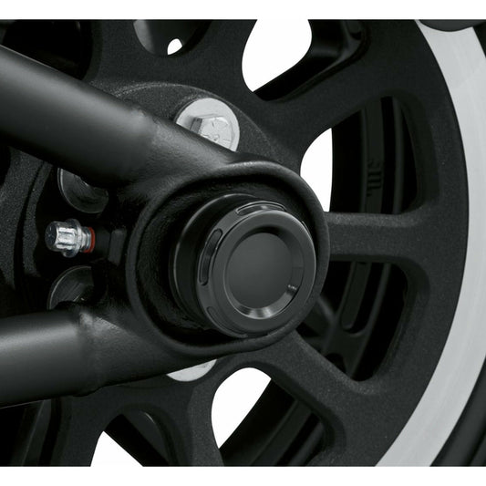 Harley-Davidson® Rear Axle Nut Covers - Dominion - Gloss Black